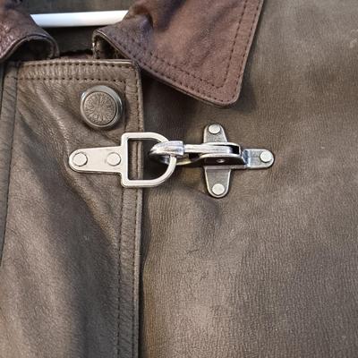 UMEN STUDIO MEN'S LEATHER COAT XL