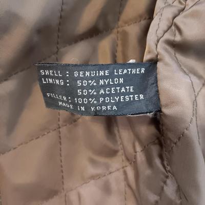 UMEN STUDIO MEN'S LEATHER COAT XL