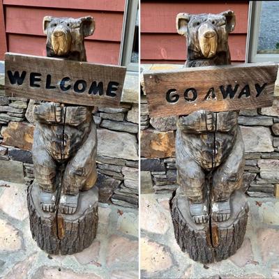 "Welcome" Bear, Locally Made (FY-MK)