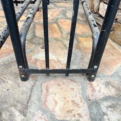 Two Metal Wood Racks (FY-MK)