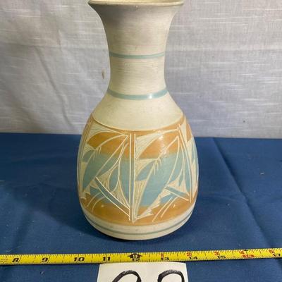 Signed Pottery Vase