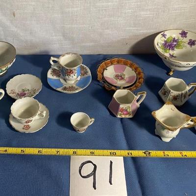 Cup and Saucer Lot