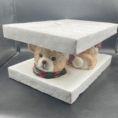 House of Lloyd Christmas Teddy Bear Cookie Jar