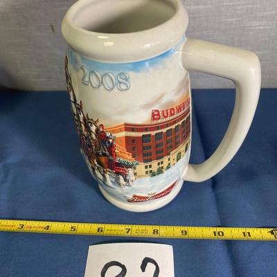 2008 Budweiser Beer Stein
