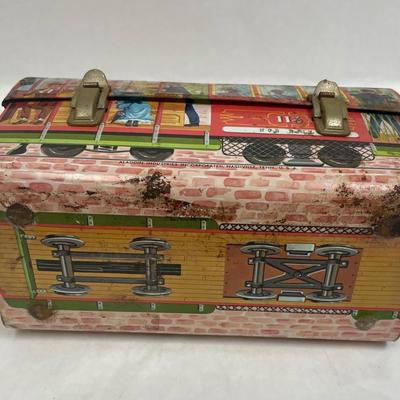 Vintage Aladdin Metal Cable Car Lunchbox