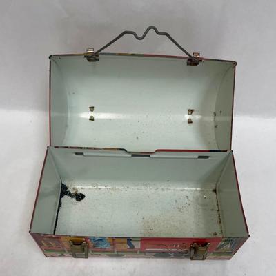 Vintage Aladdin Metal Cable Car Lunchbox