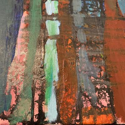 Eileen Ross ‘Dying of the Light’ Mixed Medium Original Painting By Local Artist (LR-HS)