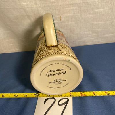 1996 Budweiser American Homestead Stein