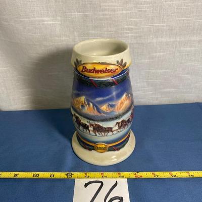 2000 Budweiser Holiday Beer Stein