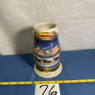2000 Budweiser Holiday Beer Stein
