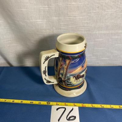 2000 Budweiser Holiday Beer Stein