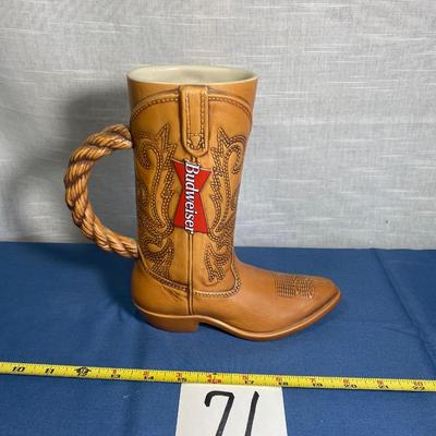 Budweiser Boot Stein