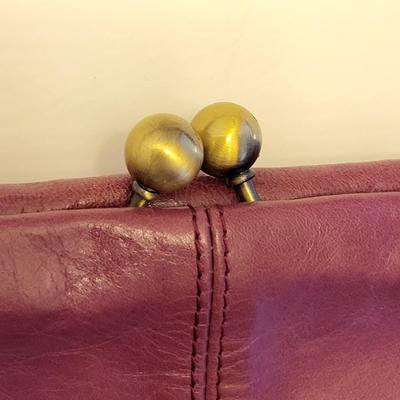 Fushia Leather HOBO International Handbag