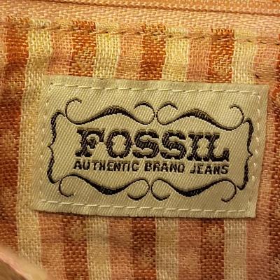 Green Suede FOSSIL Hobo-Style Bag