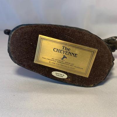 Franklin Mint “The Cheyenne” Bronze Statue (O-HS)