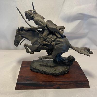 Franklin Mint “The Cheyenne” Bronze Statue (O-HS)