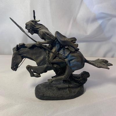 Franklin Mint “The Cheyenne” Bronze Statue (O-HS)