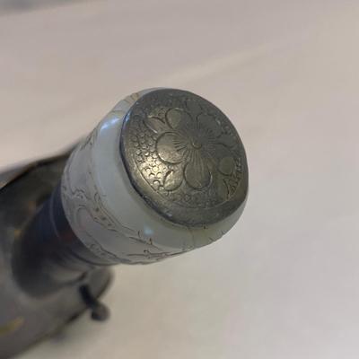 Brass Cloisonné Vase & More Floral Metal Decor (O-HS)