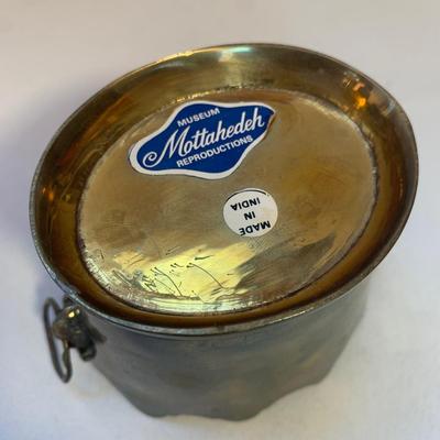 Brass Cloisonné Vase & More Floral Metal Decor (O-HS)