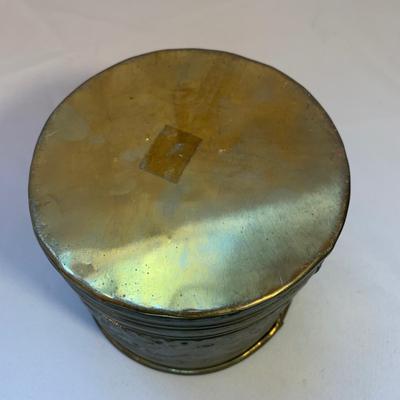 Brass Cloisonné Vase & More Floral Metal Decor (O-HS)