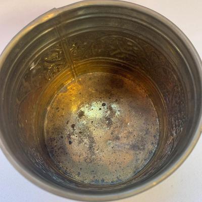 Brass Cloisonné Vase & More Floral Metal Decor (O-HS)