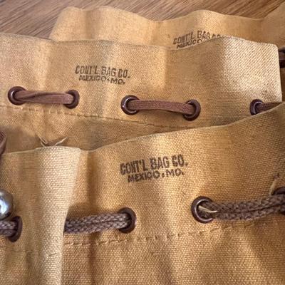 Lot of 10 Antique Vintage PA Bank Bags