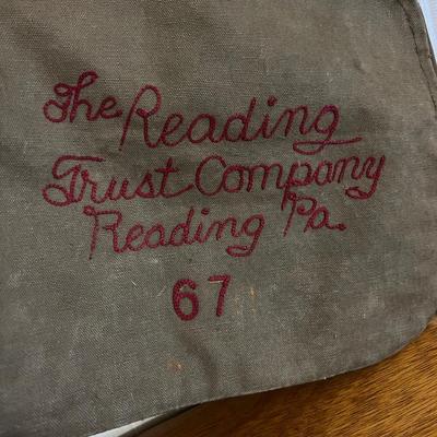 Lot of 10 Antique Vintage PA Bank Bags