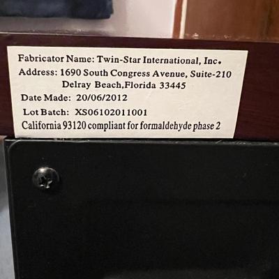 Twin Star Infrared Heater Electric Fireplace w Remote