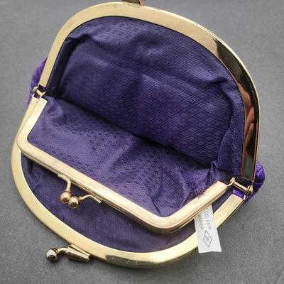 Vintage Lavender Purse & Eelskin Coin Purse