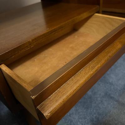 2 MCM Style Night Stands End Tables (Part of 5 Pc. Set)