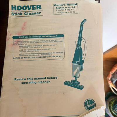 Two Hoover Stick Cleaners (2B-MK)