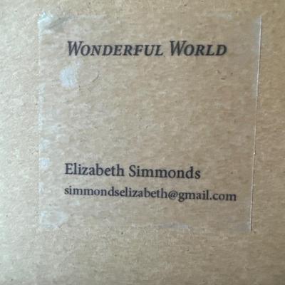 John Lennon & Louis Armstrong Framed Lyric Art by Elizabeth Simmonds & John Stevens (2B-MK)