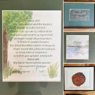 Quotation Nature Artwork & More by Elizabeth Simmonds (2B-MK)