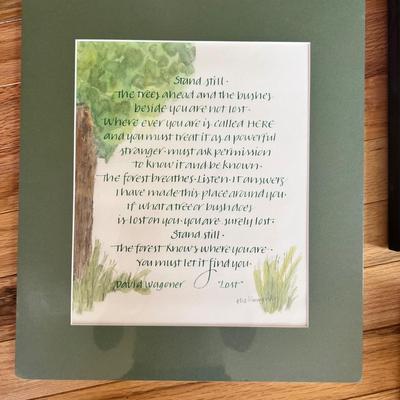 Quotation Nature Artwork & More by Elizabeth Simmonds (2B-MK)