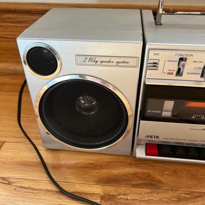 Sanyo M-V40K Boombox, Audiovox CD Player, & Sony Radio (2B-MK)