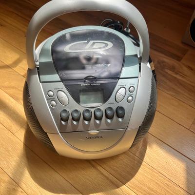 Sanyo M-V40K Boombox, Audiovox CD Player, & Sony Radio (2B-MK)