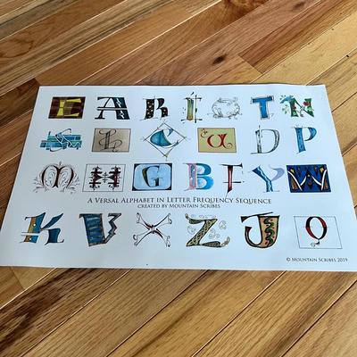 Artistic Alphabet Art (2B-MK)