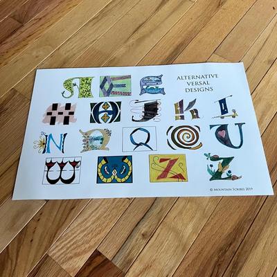 Artistic Alphabet Art (2B-MK)