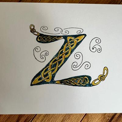 Artistic Alphabet Art (2B-MK)