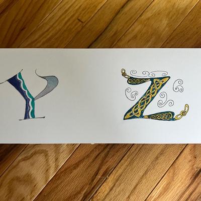 Artistic Alphabet Art (2B-MK)