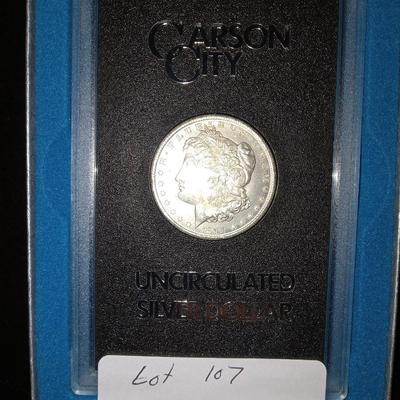 1984 CC MORGAN Silver dollar