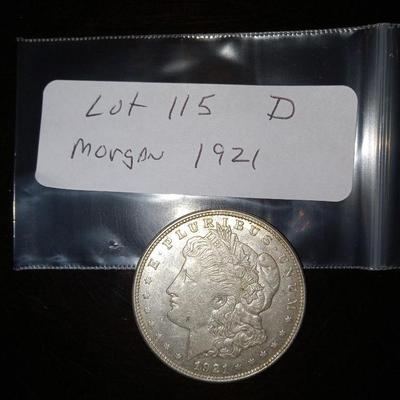 1921 D morgan