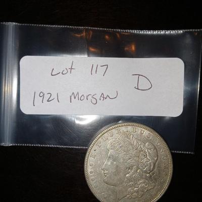 1921 D morgan