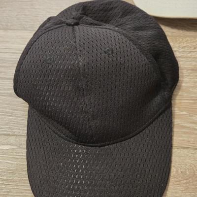 (3) Hats - Gray, Black, and White