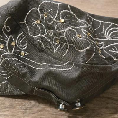 (3) Hats - Gray, Black, and White