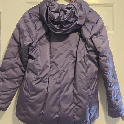 Dark Lavender Purple Puffer Jacket