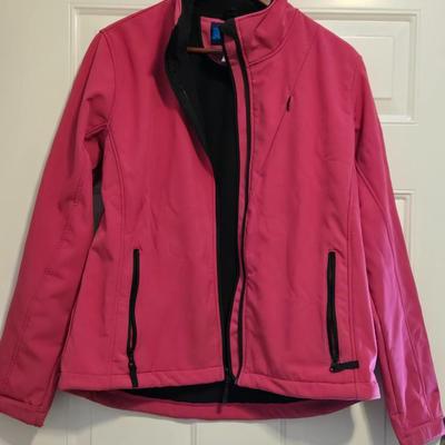 Iceburg Pink & Black Fleece Jacket