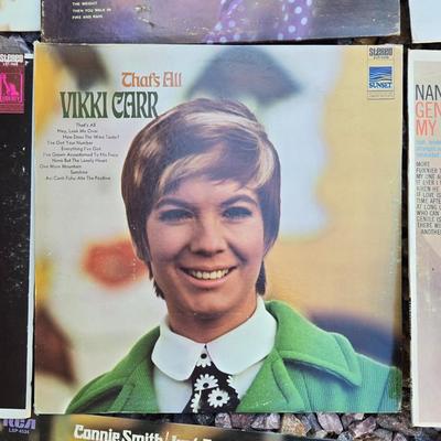 Large Lot of Vinrage Record Albums