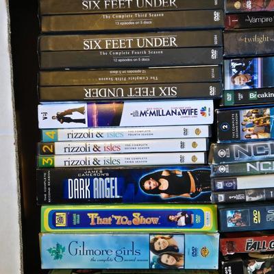 Series DVD Lot with 2 portable DVD Holders