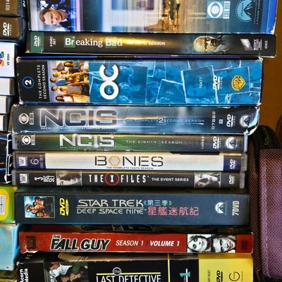 Series DVD Lot with 2 portable DVD Holders